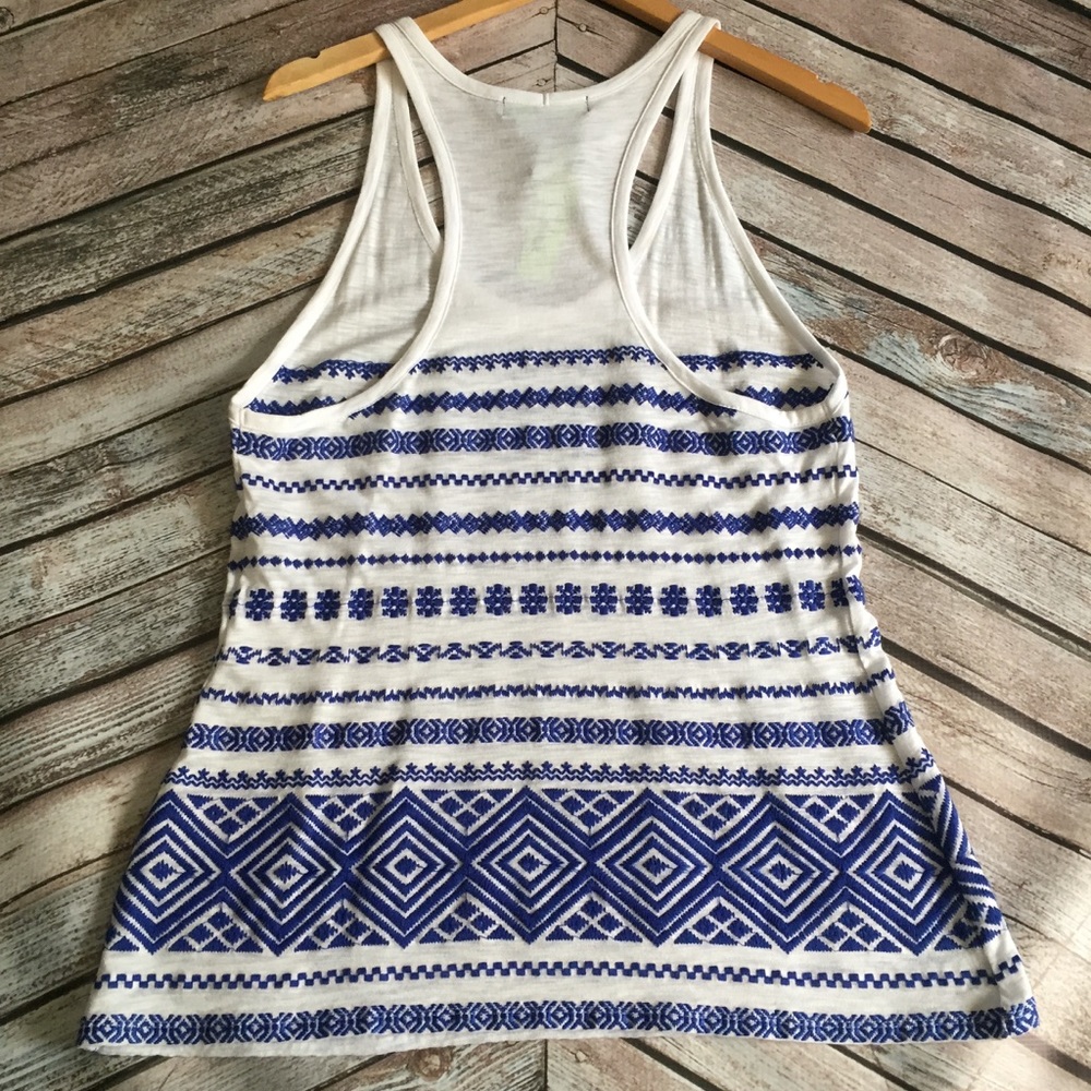 Sam Edelman Embroidered Razorback Tank Top - Picture 6 of 7